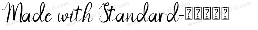 Made with Standard字体转换